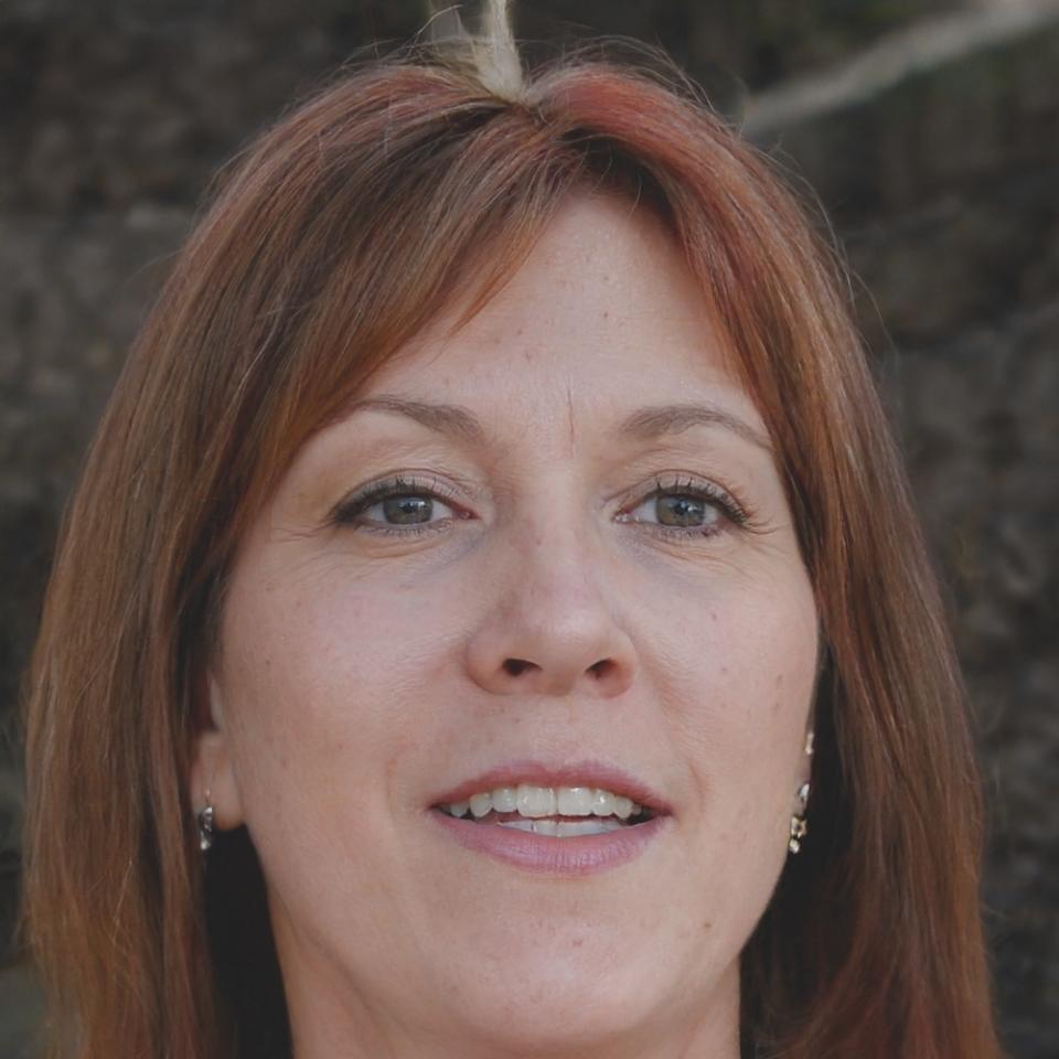 Retrato profesional de consultora financiera